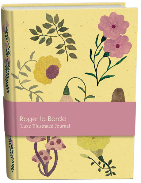 Roger la Borde Flora and Fungi Illustrated Journal featuring artwork by Karolina Ciechanska