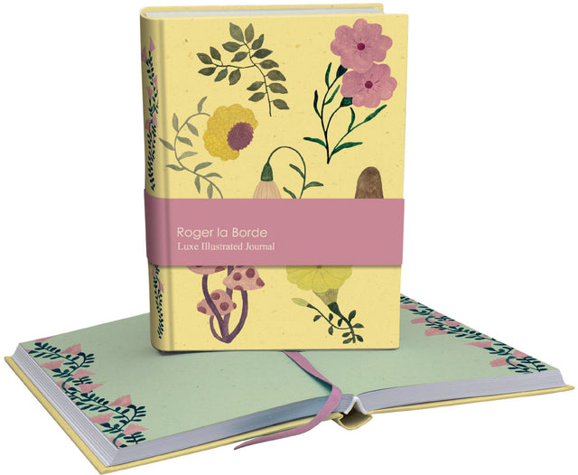 Roger la Borde Flora and Fungi Illustrated Journal featuring artwork by Karolina Ciechanska