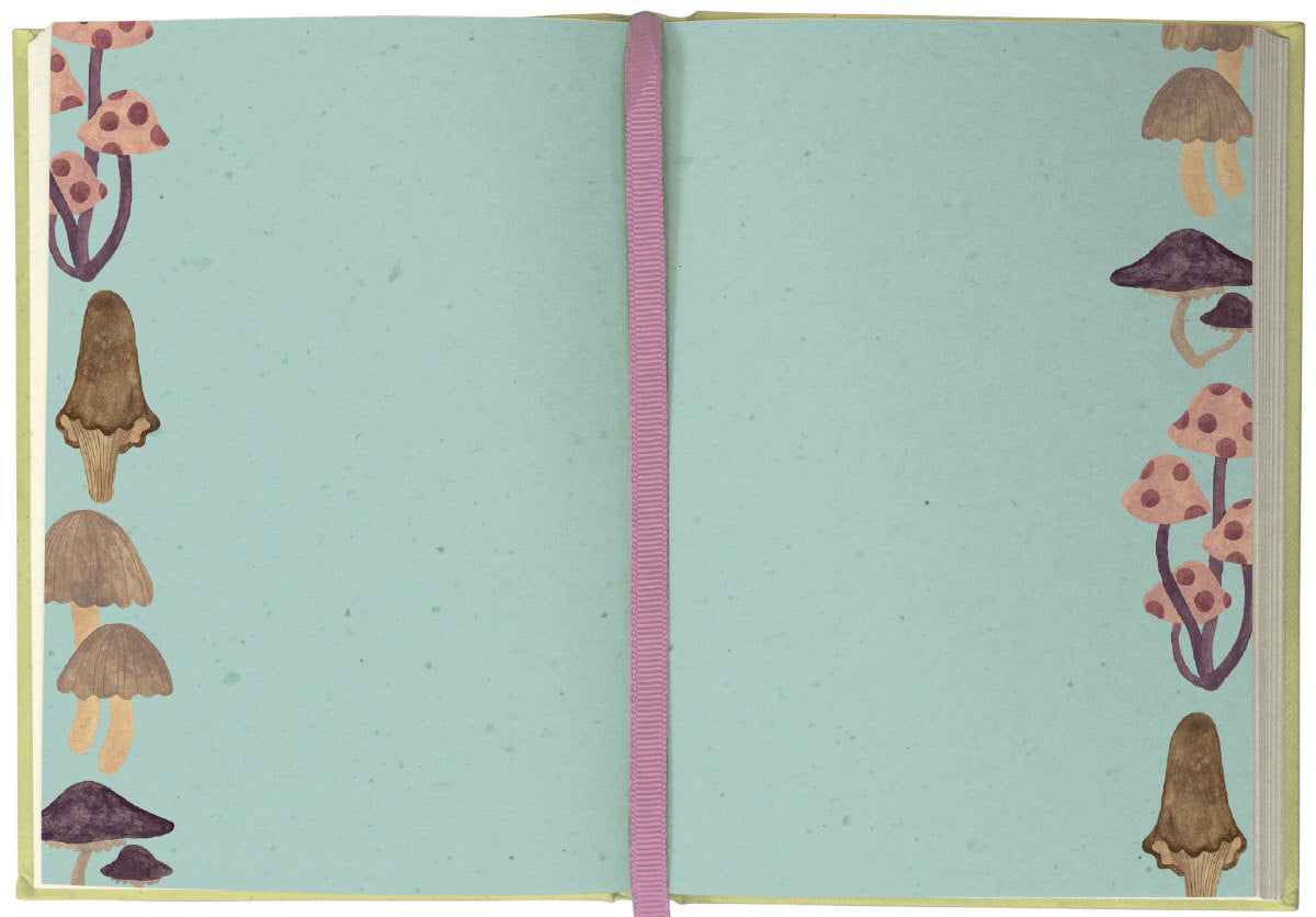 Roger la Borde Flora and Fungi Illustrated Journal featuring artwork by Karolina Ciechanska