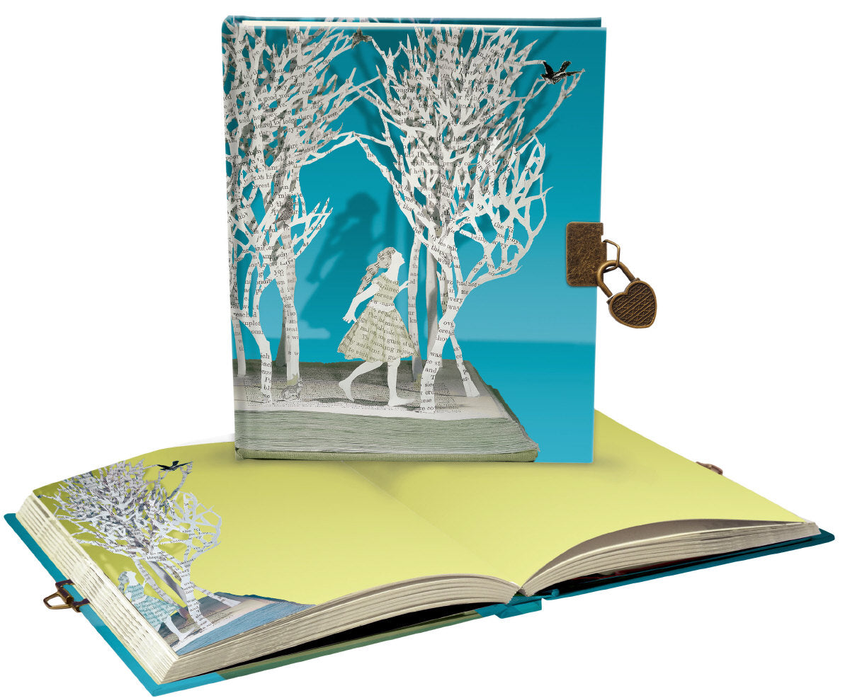 Roger la Borde Scissors Paper Tree Lockable Notebook