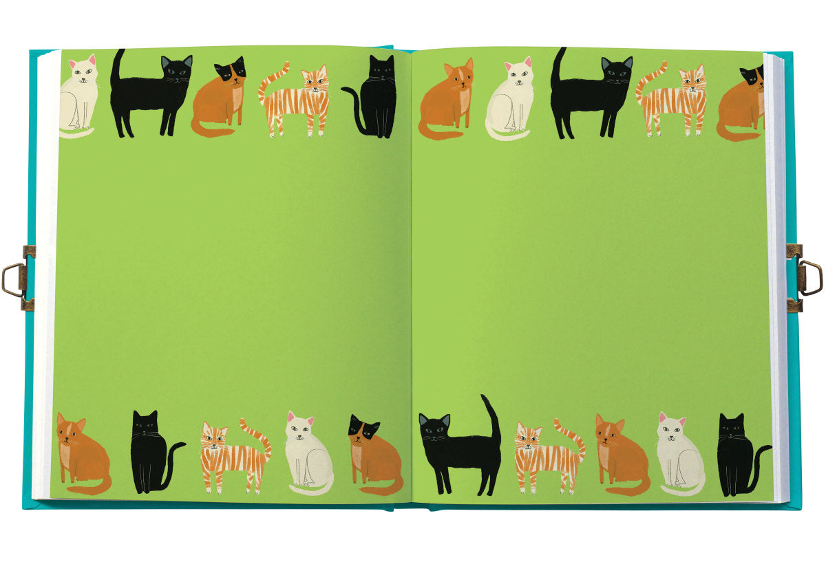 Roger la Borde Pretty Paws Lockable Journal featuring artwork by Anne Bentley