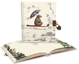 Roger la Borde Flying Bear Lockable Journal featuring artwork by Elise Hurst