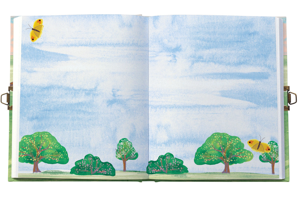 Roger la Borde Meadowland Lockable Notebook featuring artwork by Katie Vernon