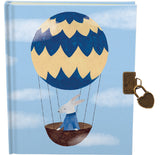 Roger la Borde Flutter and Bloom Lockable Notebook featuring artwork by Karolina Ciechanska