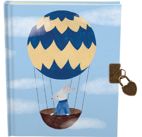 Roger la Borde Flutter and Bloom Lockable Notebook featuring artwork by Karolina Ciechanska