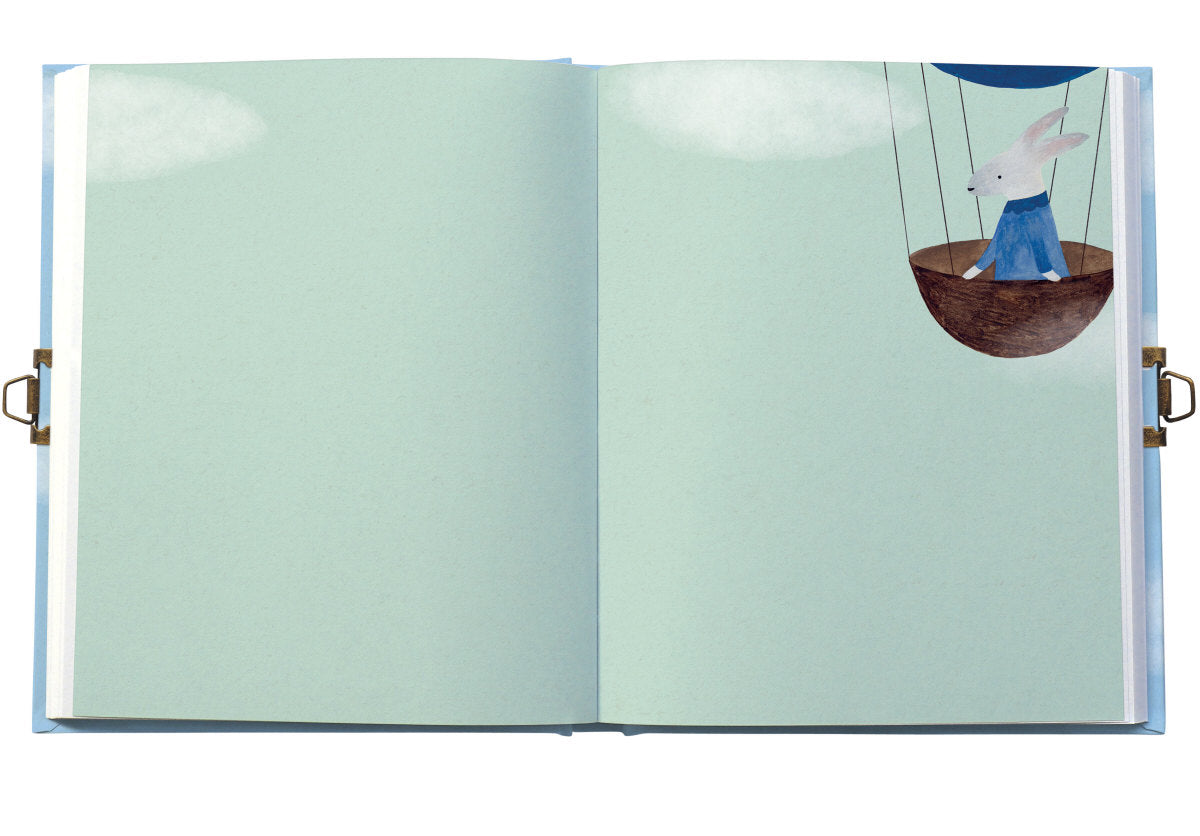 Roger la Borde Flutter and Bloom Lockable Notebook featuring artwork by Karolina Ciechanska