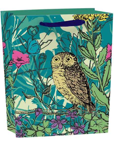Roger la Borde Woodland Journal Medium Gift Bag featuring artwork by MCS
