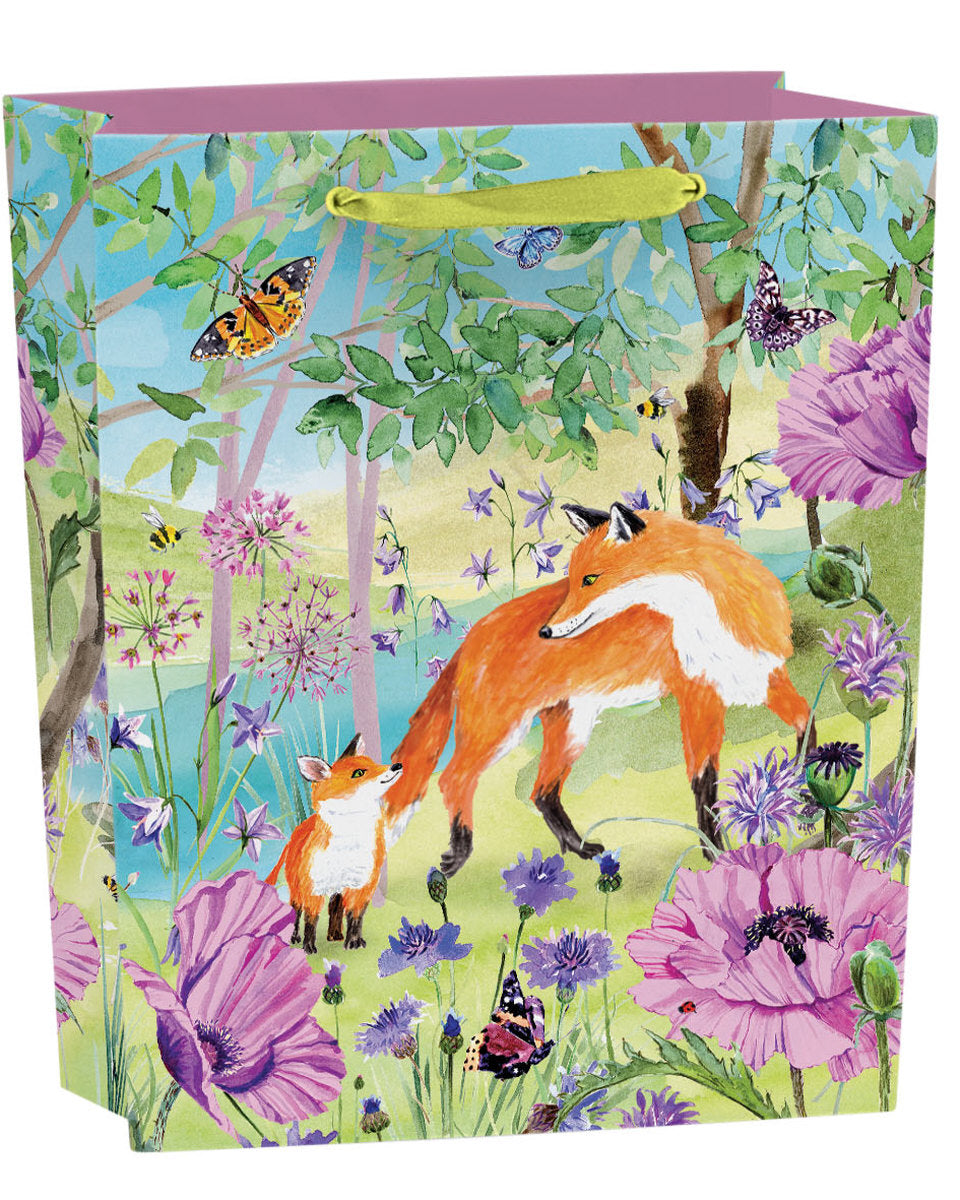 Roger la Borde Sunny and Wild   Medium Gift Bag featuring artwork by Fay Ford