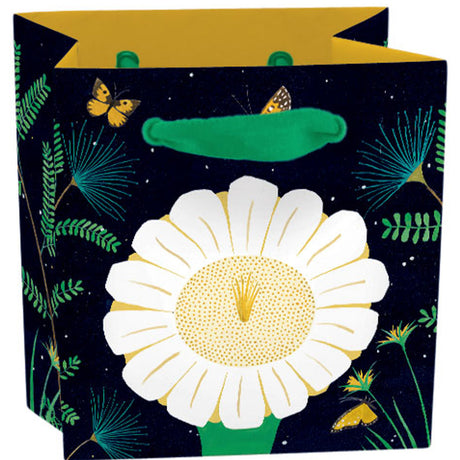 Roger la Borde Night Flower Mini Gift Bag featuring artwork by Lara Hawthorne