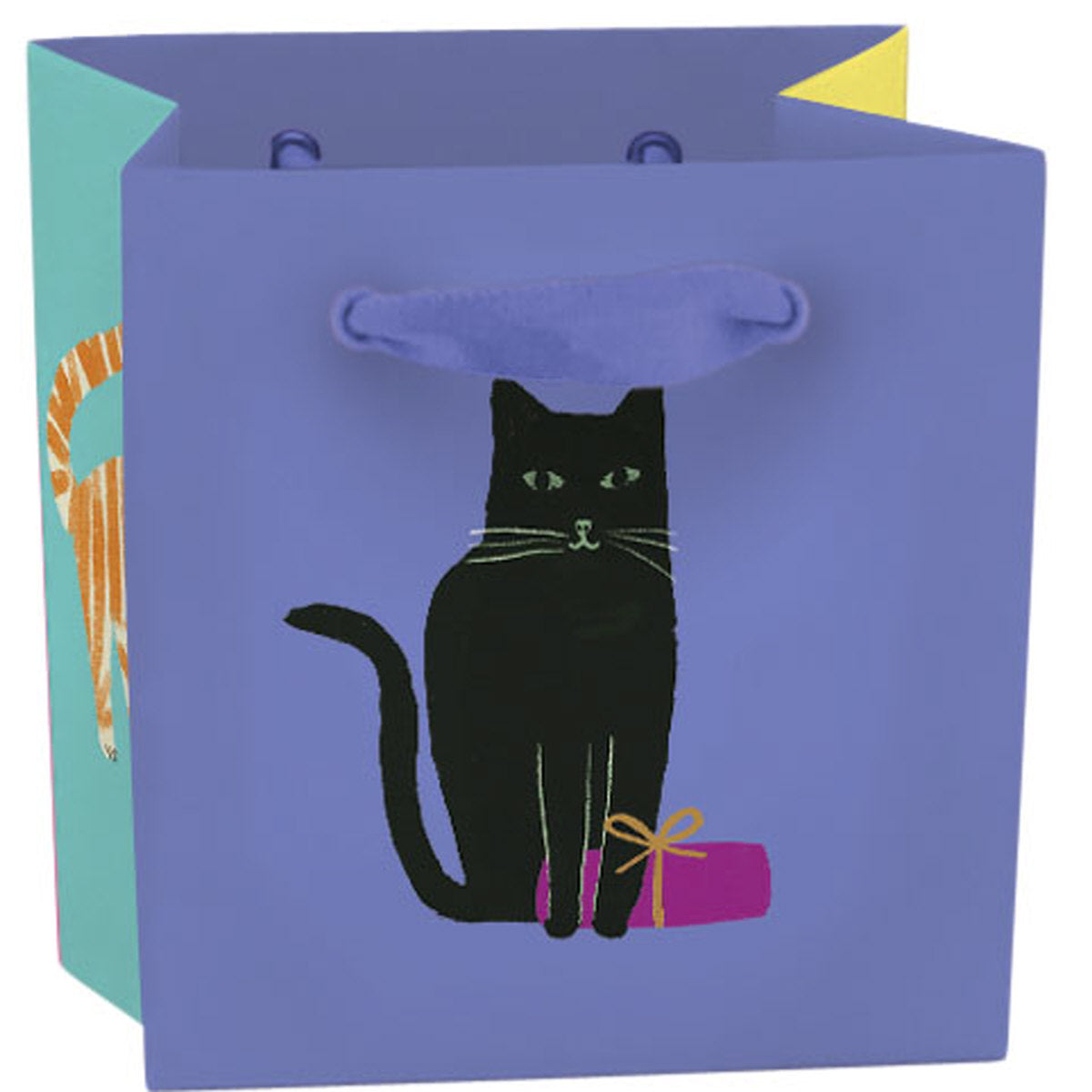 Roger la Borde Cat Etiquette Mini Gift Bag featuring artwork by Anne Bentley