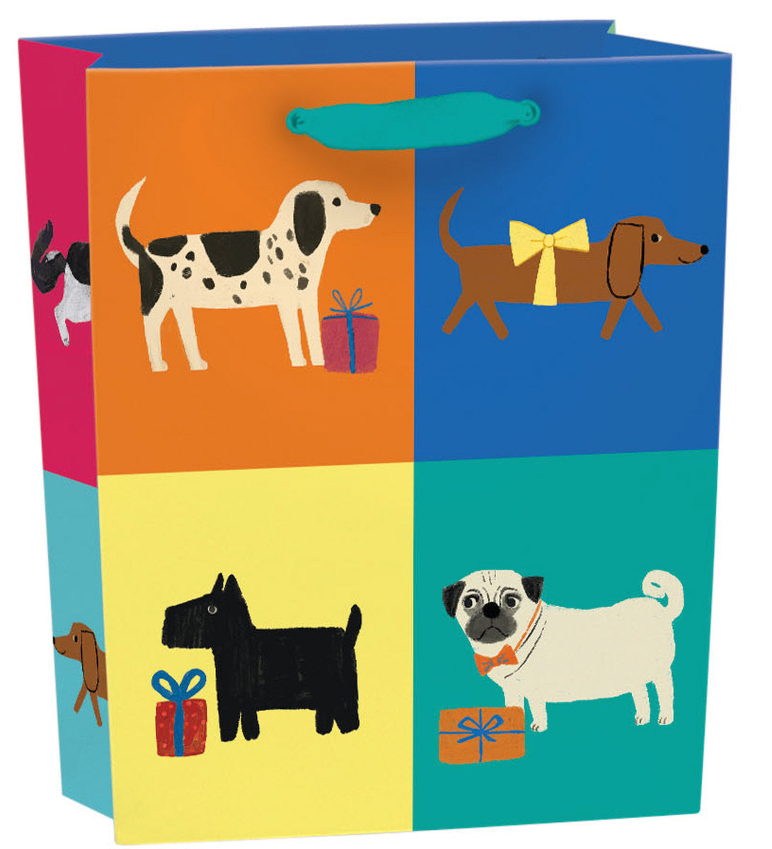 Roger la Borde Prize Pooches Small Gift Bag featuring artwork by Anne Bentley