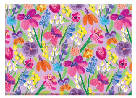 Roger la Borde Floral Supernova Playing Card Set featuring artwork by Katie Vernon