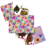 Floral Supernova Playing Card Set