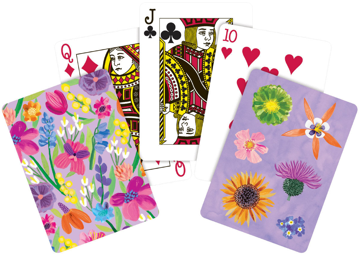 Roger la Borde Floral Supernova Playing Card Set