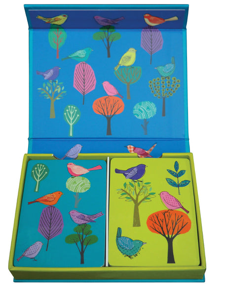 Roger la Borde Modern Birds Playing Card Set featuring artwork by Repeat Repeat