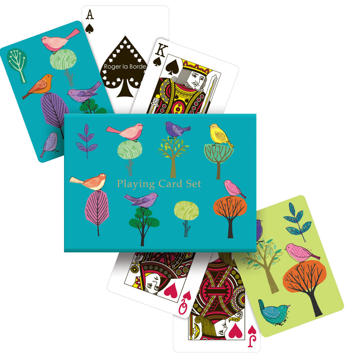 Modern Birds Playing Card Set