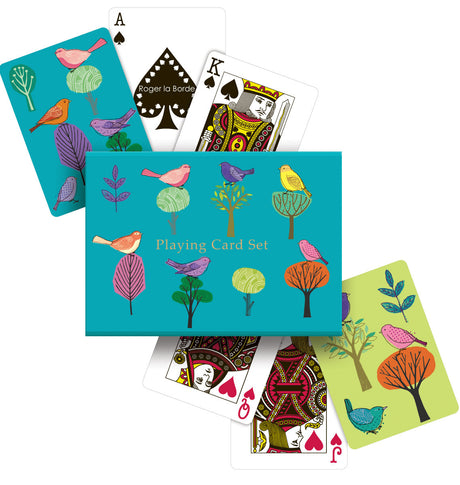 Modern Birds Playing Card Set