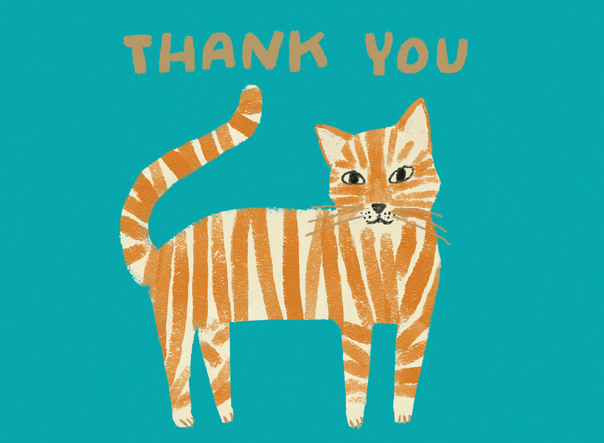 Roger la Borde Cat Etiquette Chic Notecard Box featuring artwork by Anne Bentley