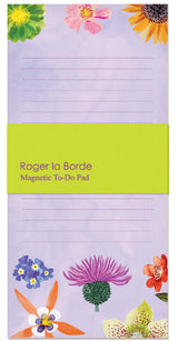 Roger la Borde Floral Supernova To-Do Notepad featuring artwork by Katie Vernon