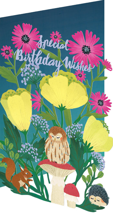 Roger la Borde Summer Forrest Lasercut Card featuring artwork by Antoana Oreski