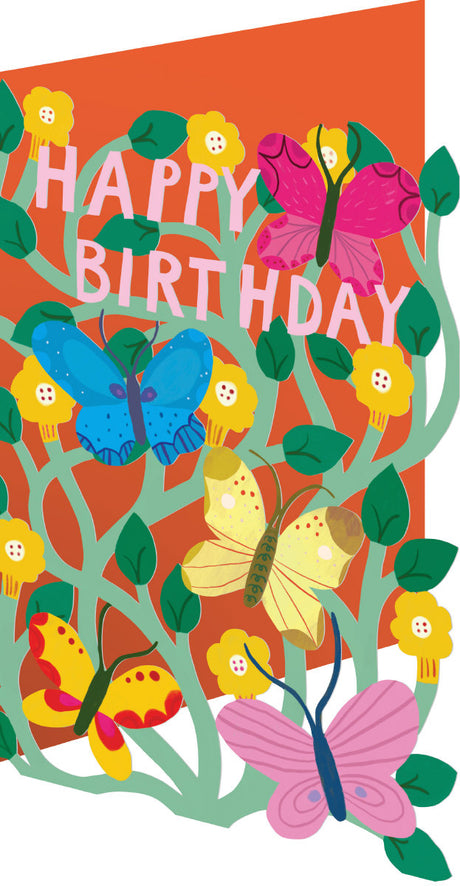 Roger la Borde Starflower Lasercut Card featuring artwork by Monika Forsberg