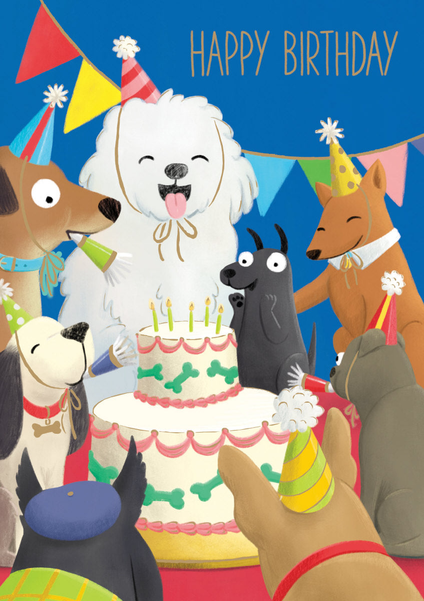 Roger la Borde Menagerie Greeting Card featuring artwork by Jennifer M Potter