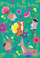 Roger la Borde Summer Forrest Greeting Card featuring artwork by Antoana Oreski