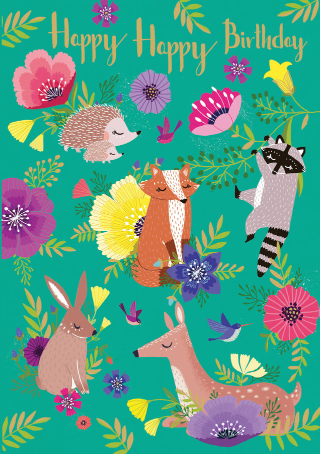 Roger la Borde Summer Forrest Greeting Card featuring artwork by Antoana Oreski