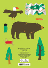 Roger la Borde Bear Mountain Petite Card featuring artwork by Roger la Borde