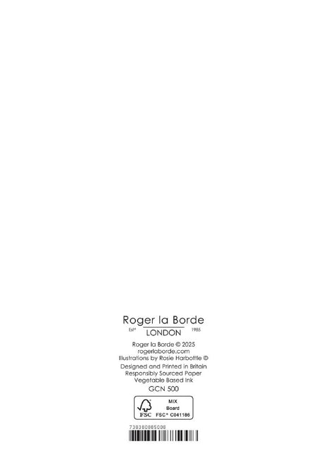 Roger la Borde Over the Rainbow Petite Card featuring artwork by Rosie Harbottle