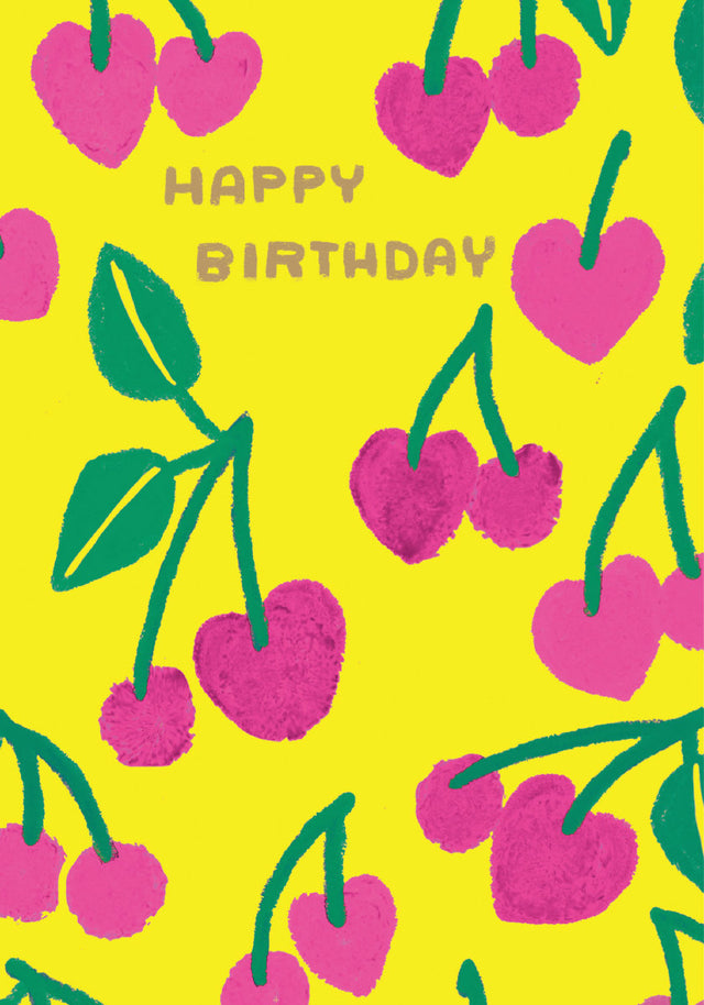 Roger la Borde Cute Fruit Petite Card featuring artwork by Anne Bentley