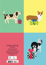 Roger la Borde Dog Checkerboard Petite Card featuring artwork by Anne Bentley