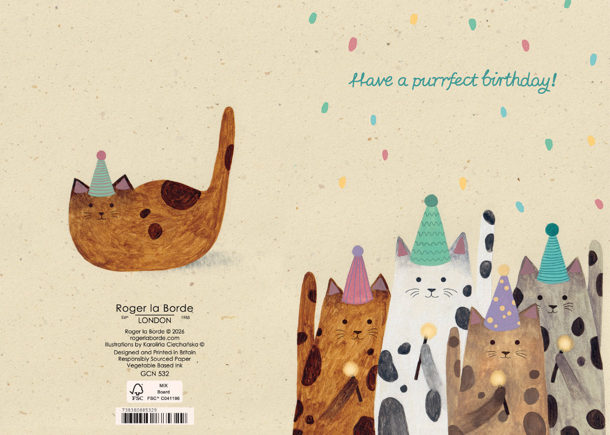 Roger la Borde Petit Fours Petite Card featuring artwork by Karolina Ciechanska