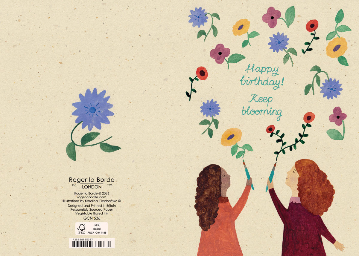 Roger la Borde Petit Fours Petite Card featuring artwork by Karolina Ciechanska
