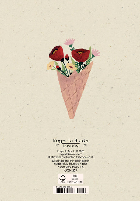 Roger la Borde Petit Fours Petite Card featuring artwork by Karolina Ciechanska