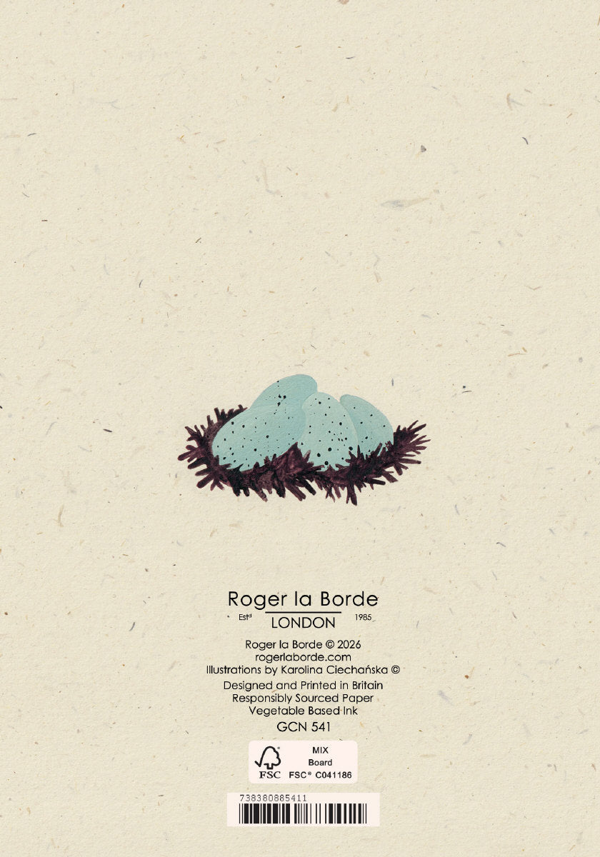 Roger la Borde Petit Fours Petite Card featuring artwork by Karolina Ciechanska