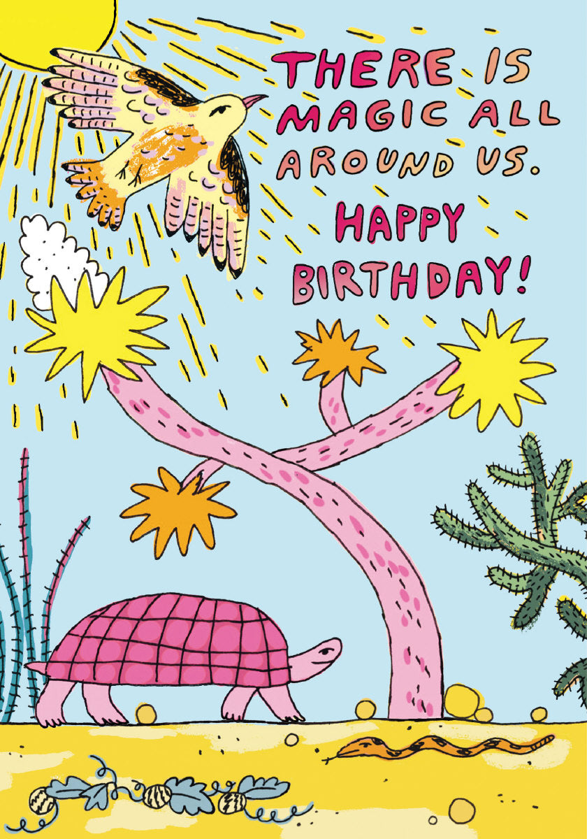 Roger la Borde Magic Hour Petite Card featuring artwork by Lili Todd