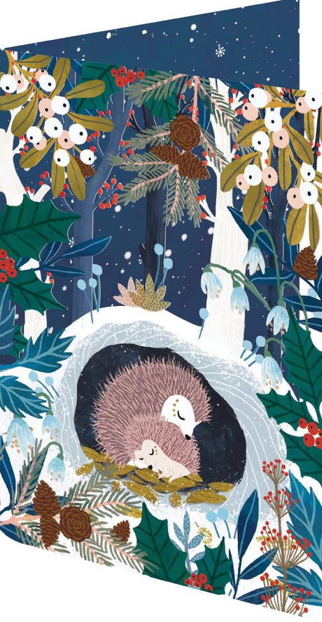 Roger la Borde Wild Wood Hideaway Lasercut Card featuring artwork by Antoana Oreski