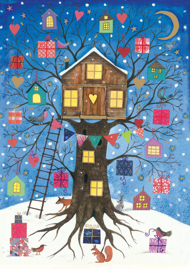 Roger la Borde Iconic Standard Christmas Card featuring artwork by Jane Ray
