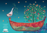 Roger la Borde Christmas Tree Standard Card featuring artwork by Jane Ray