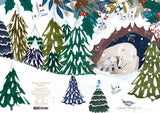 Roger la Borde Polar Bear Bower Standard Card featuring artwork by Antoana Oreski
