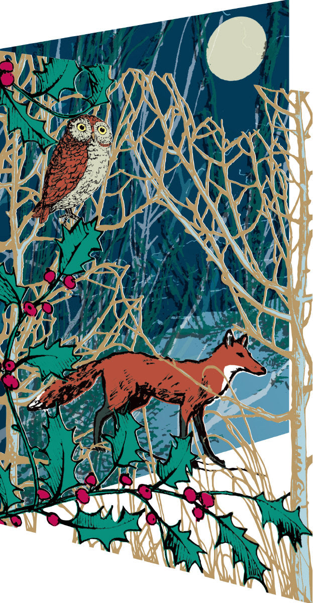 Roger la Borde Winters Tale Lasercut Card featuring artwork by Roger la Borde