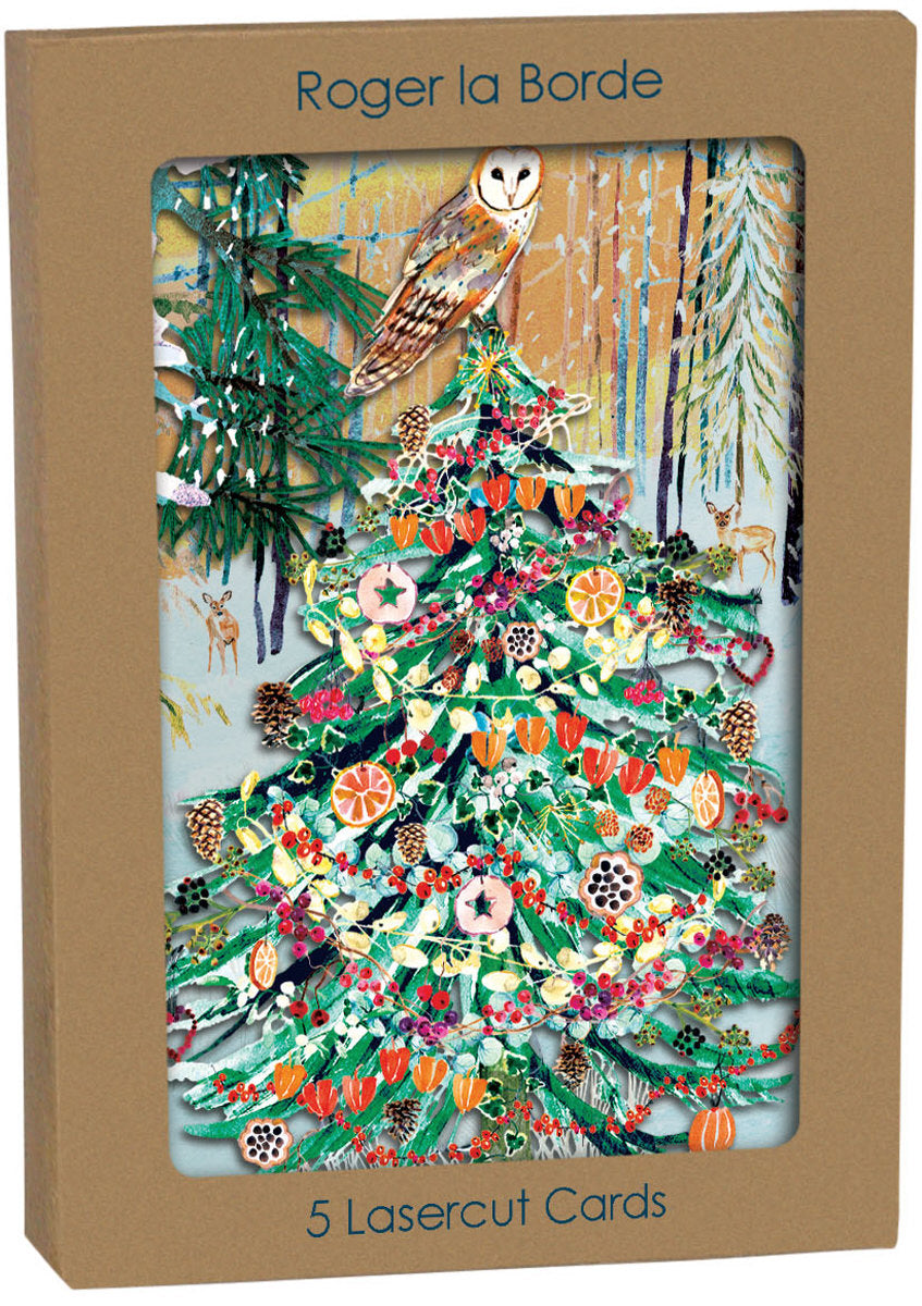 Roger la Borde Wild Winters Song Lasercut Card featuring artwork by Fay Ford