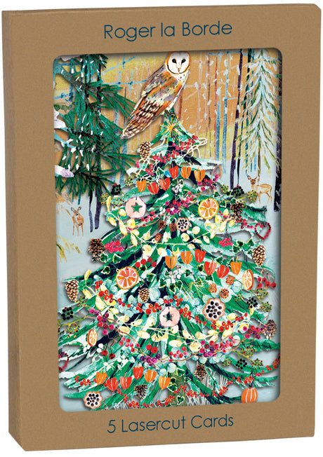 Roger la Borde Wild Winters Song Lasercut Card featuring artwork by Fay Ford
