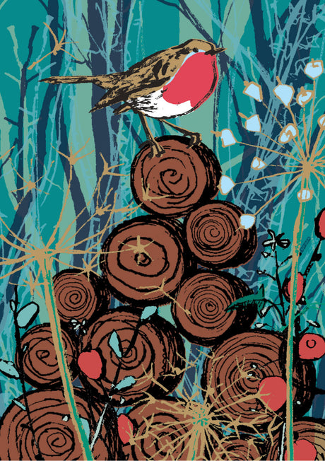 Roger la Borde Winters Tale Greeting Card featuring artwork by Roger la Borde