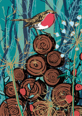 Roger la Borde Winters Tale Greeting Card featuring artwork by Roger la Borde