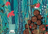 Roger la Borde Winters Tale Greeting Card featuring artwork by Roger la Borde