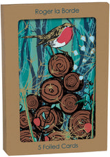 Roger la Borde Winters Tale Greeting Card featuring artwork by Roger la Borde