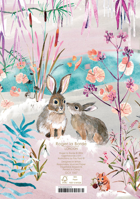 Roger la Borde Wild Winters Song Greeting Card featuring artwork by Fay Ford