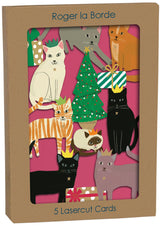 Roger la Borde Chouchou Chat Lasercut Card featuring artwork by Anne Bentley